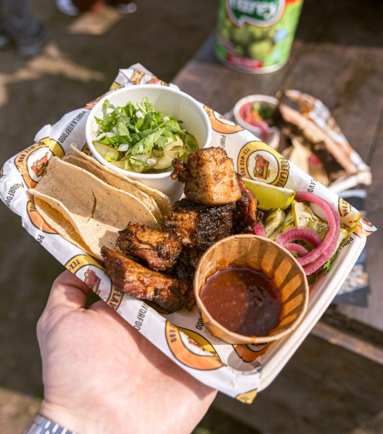 Nog een foto van een van onze vers bereide gerechten van de foodtruck PorFlavor Food.